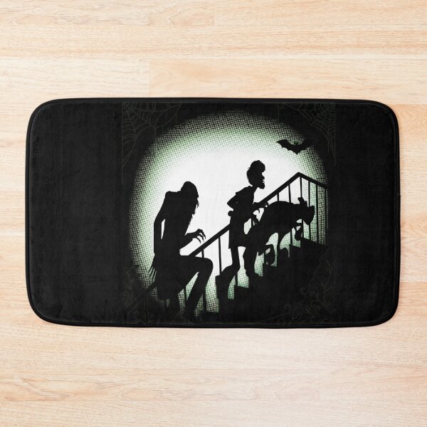 Item preview, Shadow Figures on Stairs Mystery Silhouette Art designed and sold by Prof4Artist.