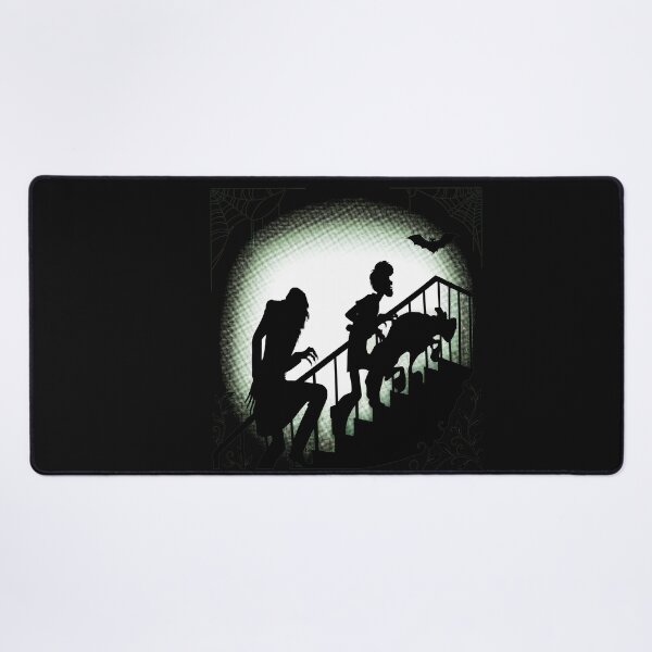 Item preview, Shadow Figures on Stairs Mystery Silhouette Art designed and sold by Prof4Artist.