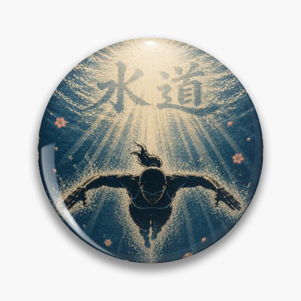 Item preview, She Swims Different Japanese Ukiyo-e Women's Swimming  Art designed and sold by Locker39.
