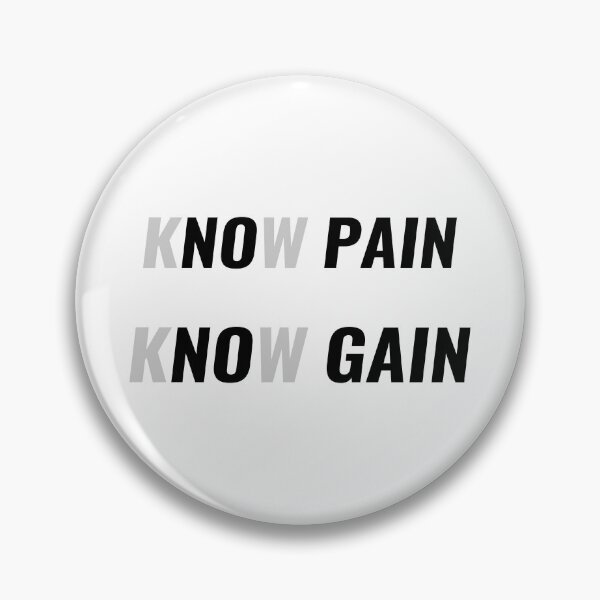 Item preview, No Pain No Gain – Visual Wordplay Fitness T-Shirt | Uncle Jichuan designed and sold by Uncle-Jichuan.