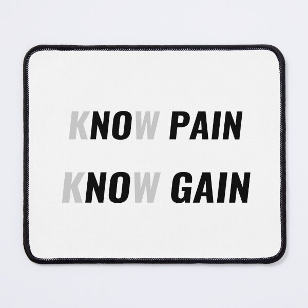 Item preview, No Pain No Gain – Visual Wordplay Fitness T-Shirt | Uncle Jichuan designed and sold by Uncle-Jichuan.