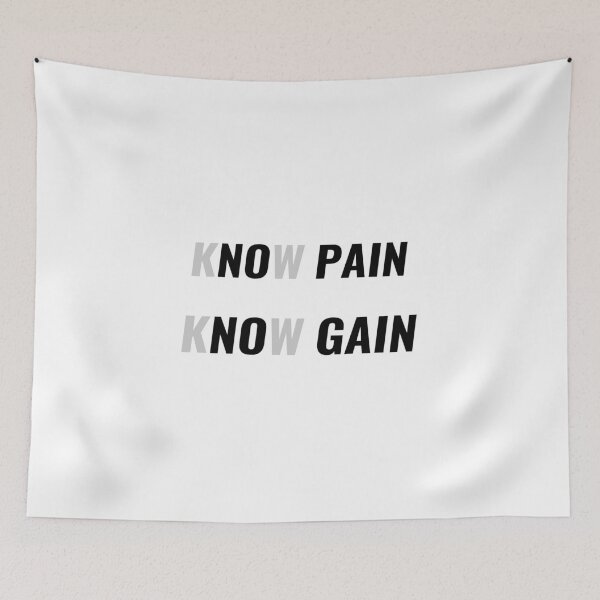 Item preview, No Pain No Gain – Visual Wordplay Fitness T-Shirt | Uncle Jichuan designed and sold by Uncle-Jichuan.
