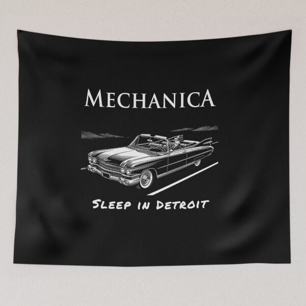 Item preview, Mechanica - Sleep in Detroit designed and sold by Contrast-Factory.