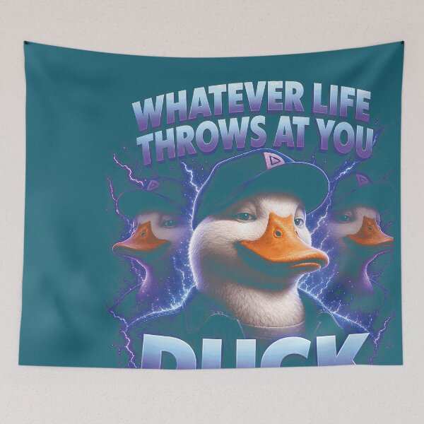 Item preview, Whatever Life Throws At You Duck and let it hit Someone Else Premium Tri-Blend designed and sold by TarynArdine.