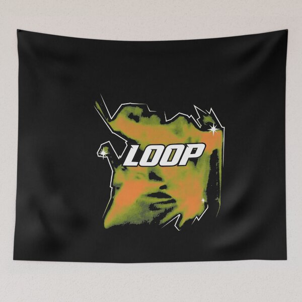 Item preview, LOOP Distressed Orange Abstract Text  designed and sold by Prof4Artist.