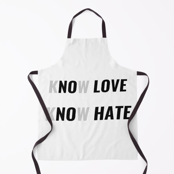 Item preview, No Love No Hate – Visual Wordplay Emotional Quote T-Shirt | Uncle Jichuan designed and sold by Uncle-Jichuan.