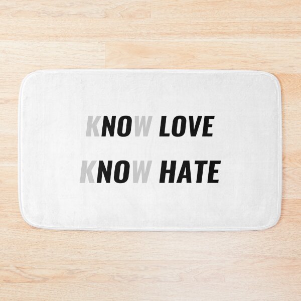 Item preview, No Love No Hate – Visual Wordplay Emotional Quote T-Shirt | Uncle Jichuan designed and sold by Uncle-Jichuan.