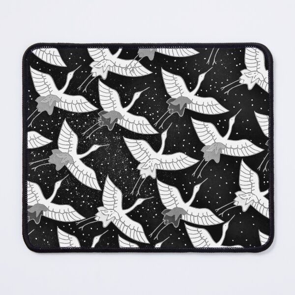 Item preview, Vintage Asian Birds Pattern In Black And White designed and sold by DEC02.