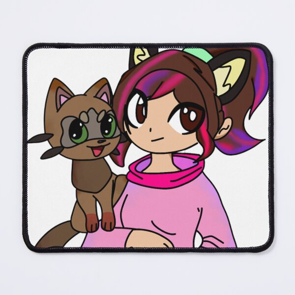 Item preview, Cute Neko Girl Shoulder Raccoon Pal Illustration designed and sold by ressakzabbolz.