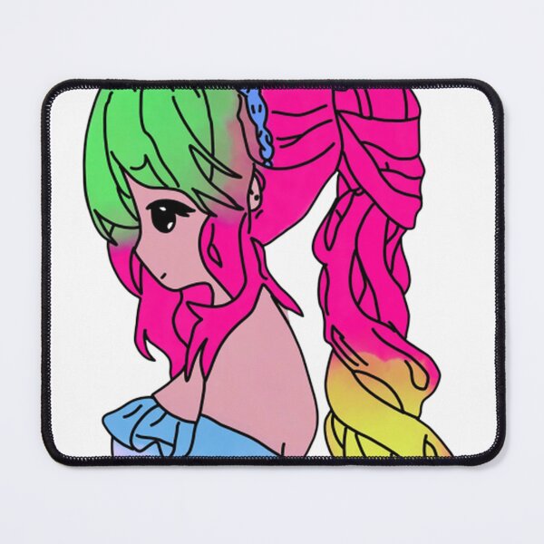 Item preview, Colorful Anime Girl Saturated Neon Side Profile Portrait designed and sold by ressakzabbolz.