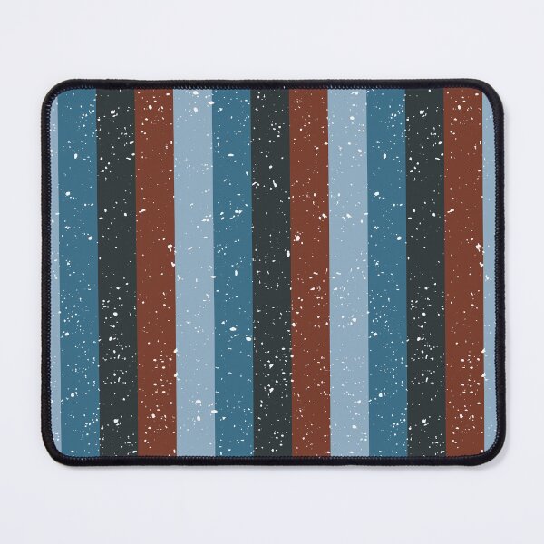 Item preview, Retro Distressed Stripe Pattern | Blue Black Rust Vintage Seamless designed and sold by Dino-Lune.