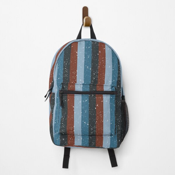 Item preview, Retro Distressed Stripe Pattern | Blue Black Rust Vintage Seamless designed and sold by Dino-Lune.