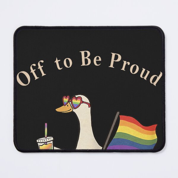Item preview, Retro Funny Frog Off to Be Proud Gay Pride Rainbow Flag LGBT designed and sold by CriseldaBruning.