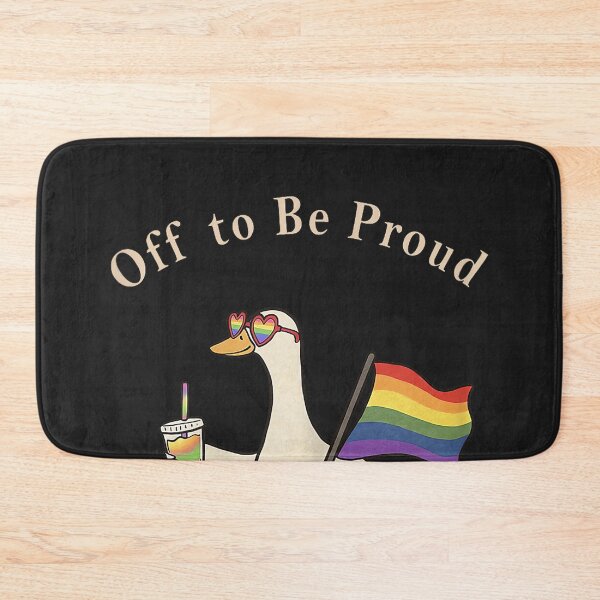 Item preview, Retro Funny Frog Off to Be Proud Gay Pride Rainbow Flag LGBT designed and sold by CriseldaBruning.