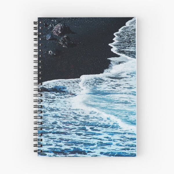 Item preview, Black Sand Tropical Beach With Foamy Ocean Surf designed and sold by DEC02.