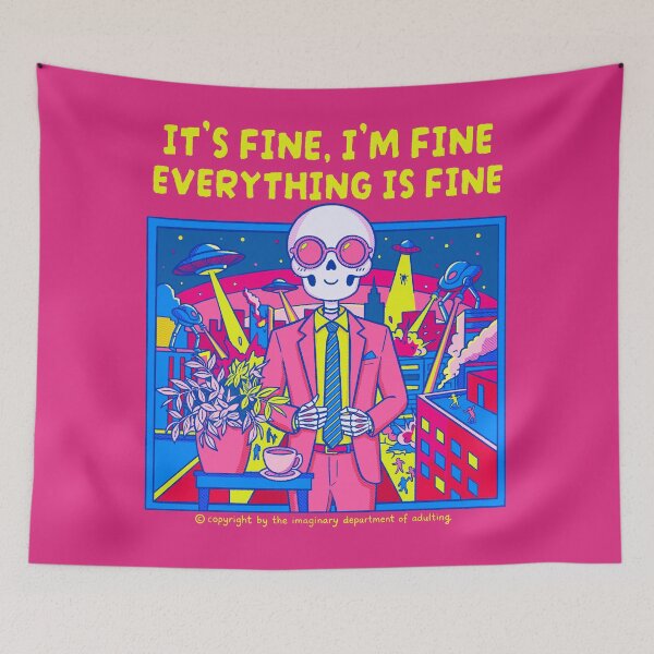 Item preview, It's fine, I'm fine, everything is fine designed and sold by Mimo & Co..