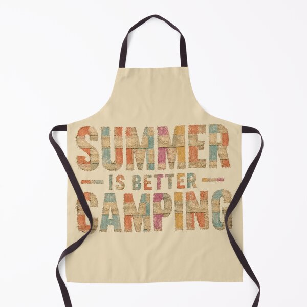 Item preview, Summer Is Better Camping Retro Lawn Chair Weave Design | Vintage Camping Sweatshirt & T-Shirt designed and sold by Healy’s Awesome Designs.