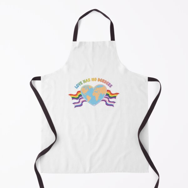 Item preview, Love Has No Borders LGBTQ Pride Rainbow Heart World Design designed and sold by Pride_Prints.