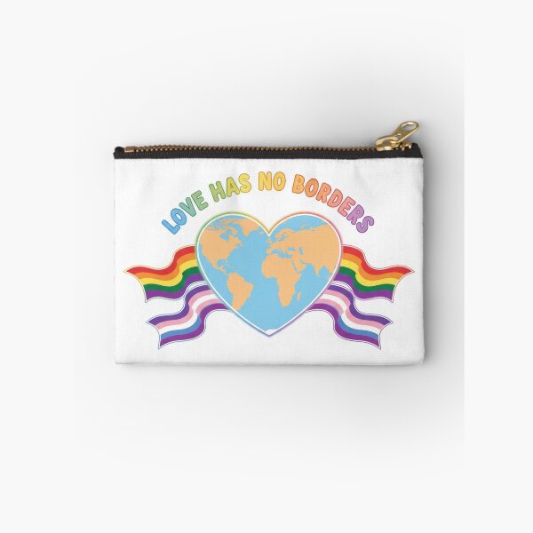 Item preview, Love Has No Borders LGBTQ Pride Rainbow Heart World Design designed and sold by Pride_Prints.