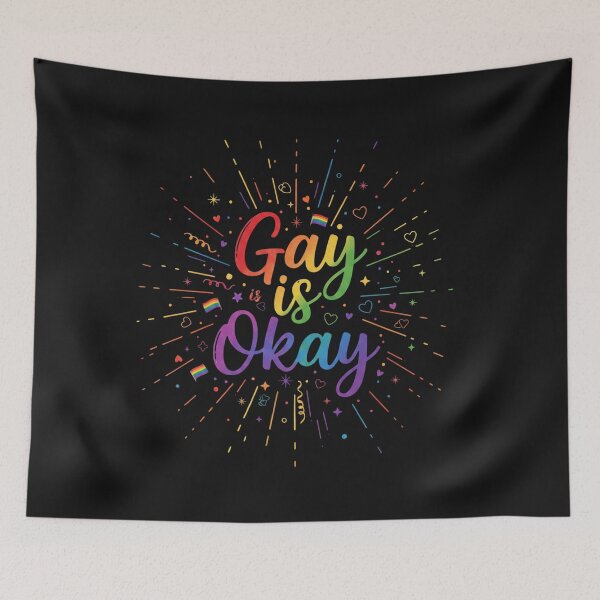 Item preview, Gay is Okay designed and sold by ArtitudePrintLb.