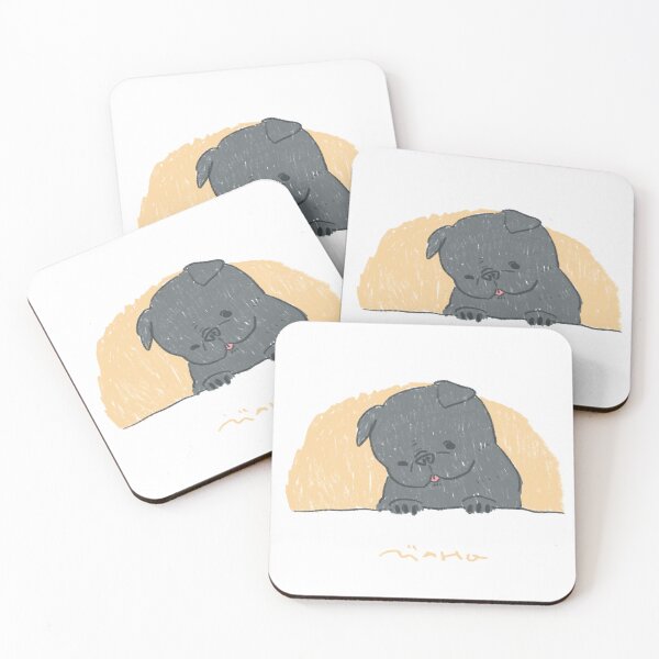 Item preview, The little pug finds something designed and sold by MahoMagic.
