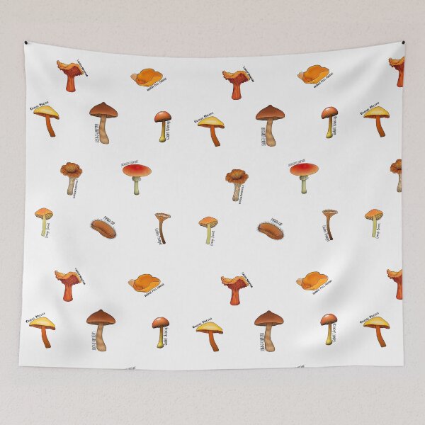 Item preview, Orange Mushrooms designed and sold by paperandp!xels.