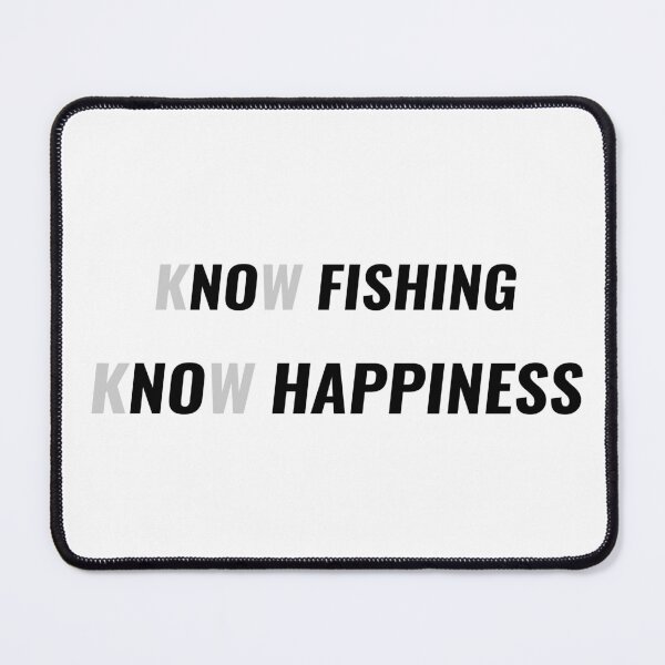 Item preview, No Fishing No Happiness – Visual Wordplay Fishing Quote T-Shirt | Uncle Jichuan designed and sold by Uncle-Jichuan.