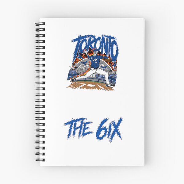 Item preview, Toronto Baseball Skeleton Flaming Pitcher Blue Jay Birds in The 6ix designed and sold by SeriouslyArtistical.