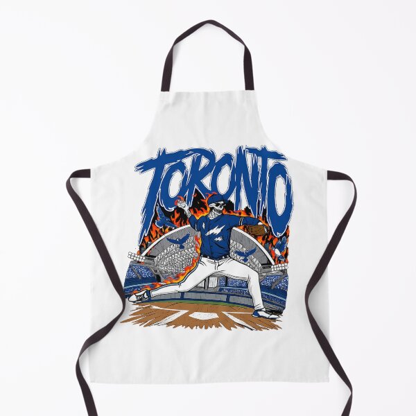 Item preview, Toronto Baseball Skeleton Flaming Pitcher Blue Jay Birds in The 6ix designed and sold by SeriouslyArtistical.