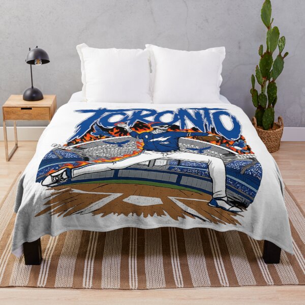 Item preview, Toronto Baseball Skeleton Flaming Pitcher Blue Jay Birds in The 6ix designed and sold by SeriouslyArtistical.