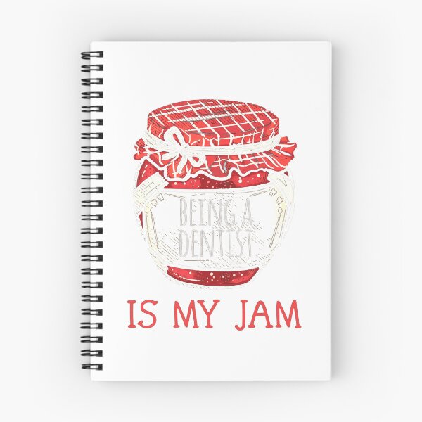 Item preview, Being a Dentist Is My Jam Funny Dentist Pun Design designed and sold by msaloyach.