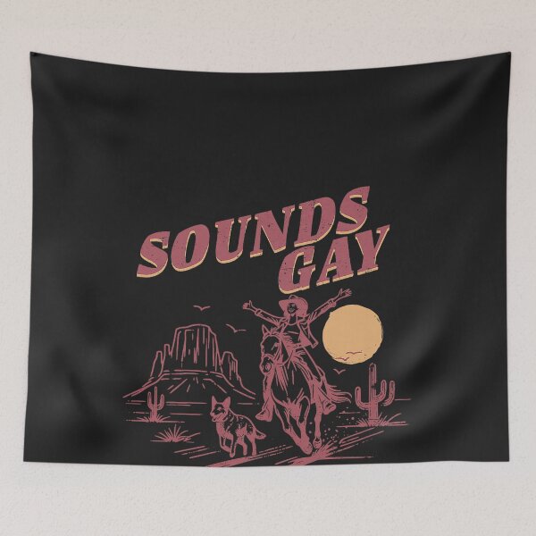 Item preview, Retro Vintage Sounds Gay Im in Cowgirl Rodeo LGBT designed and sold by CriseldaBruning.