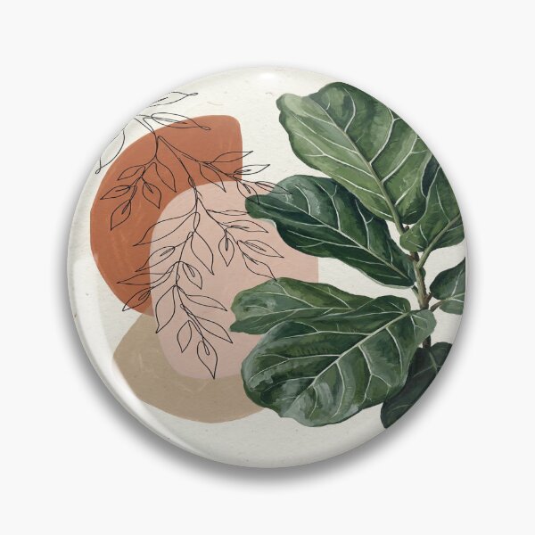 Item preview, Boho Fiddle Leaf Fig Botanical Abstract Art designed and sold by MakarenaCreate.
