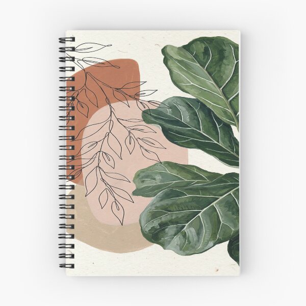 Item preview, Boho Fiddle Leaf Fig Botanical Abstract Art designed and sold by MakarenaCreate.