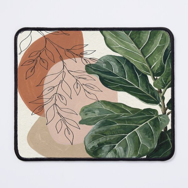 Item preview, Boho Fiddle Leaf Fig Botanical Abstract Art designed and sold by MakarenaCreate.