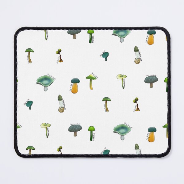 Item preview, Green Mushrooms designed and sold by paperandp!xels.