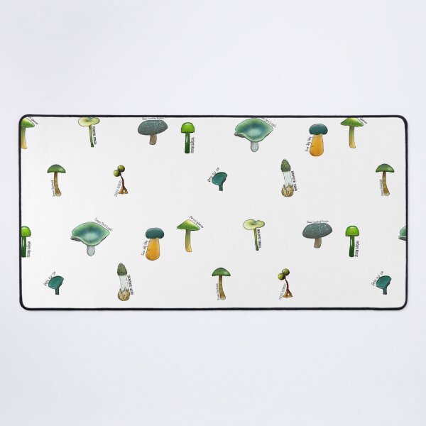 Item preview, Green Mushrooms designed and sold by paperandp!xels.