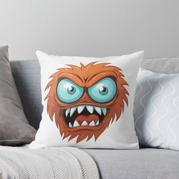 Item preview, Funny Furry Monster Cartoon Face designed and sold by Xthes.