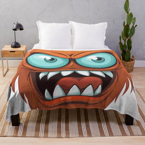 Item preview, Funny Furry Monster Cartoon Face designed and sold by Xthes.