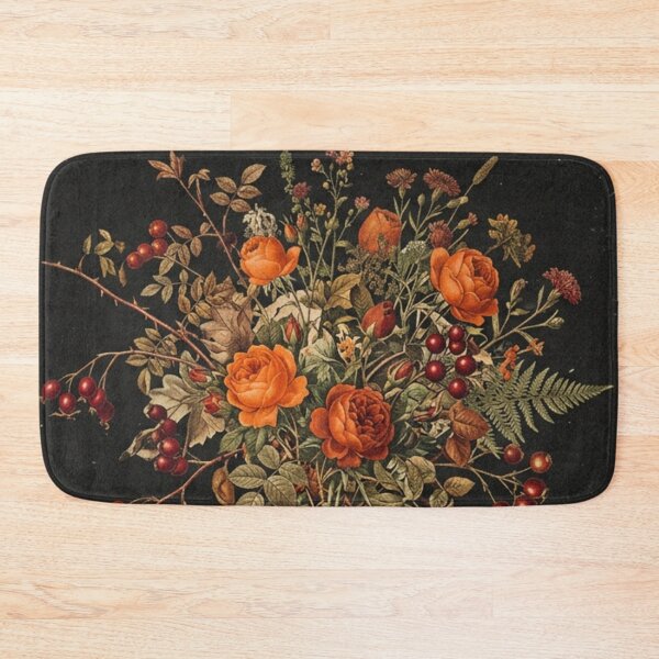 Item preview, Vintage Floral Head Surreal Bouquet Portrait designed and sold by MakarenaCreate.