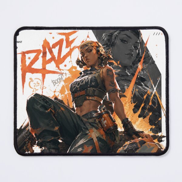 Item preview, Valorant Raze Graffiti Explosion Art | BOOM Duelist Gaming Poster designed and sold by NBT-NOVA.