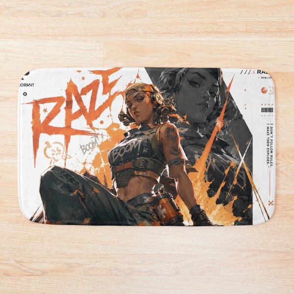 Item preview, Valorant Raze Graffiti Explosion Art | BOOM Duelist Gaming Poster designed and sold by NBT-NOVA.