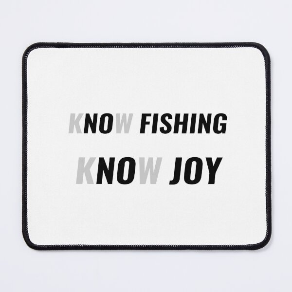 Item preview, No Fishing No Joy – Visual Wordplay Fishing Quote T-Shirt | Uncle Jichuan designed and sold by Uncle-Jichuan.