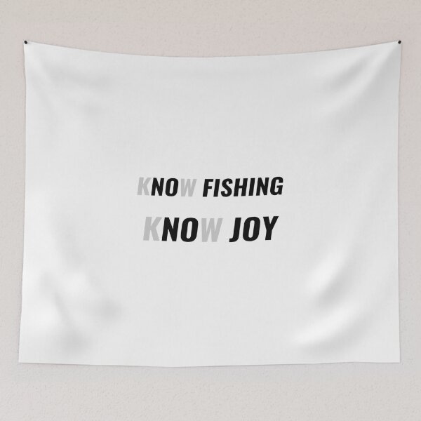 Item preview, No Fishing No Joy – Visual Wordplay Fishing Quote T-Shirt | Uncle Jichuan designed and sold by Uncle-Jichuan.