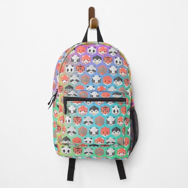 Item preview, Rainbow Honeycomb Minimalist Animals designed and sold by animinimal.