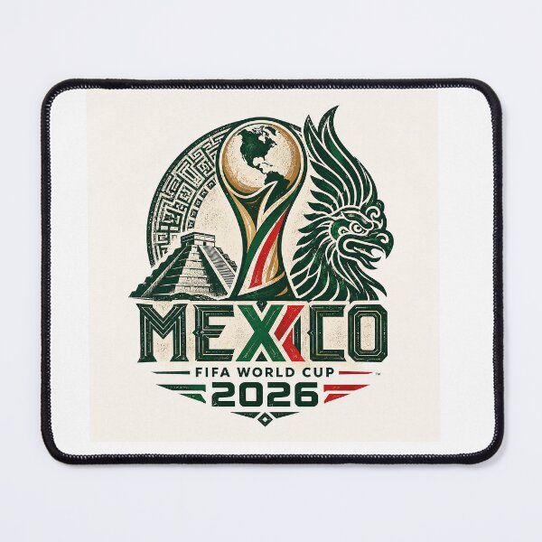 Item preview, Mexico Football Fiesta 2026 Vintage Aztec Soccer Fan Art designed and sold by jamesslat.