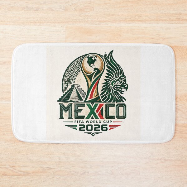 Item preview, Mexico Football Fiesta 2026 Vintage Aztec Soccer Fan Art designed and sold by jamesslat.