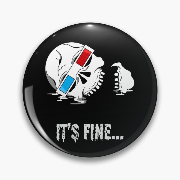 Item preview, Skeleton "It's Fine" designed and sold by DevinCoonsMerch.