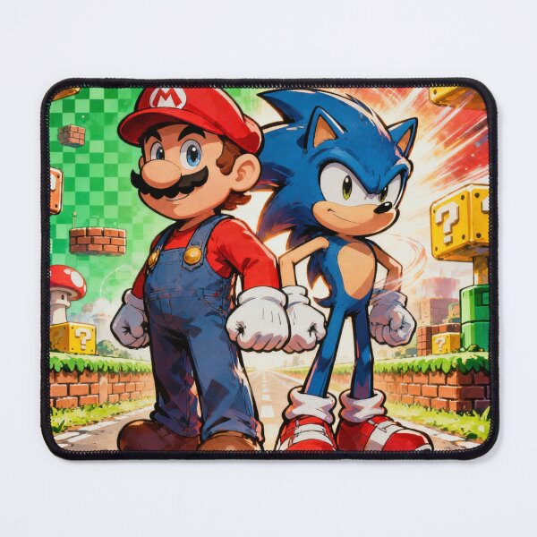 Item preview, Mario & Sonic Retro Universe | Nostalgic Gamer Design designed and sold by FernandsOficial.