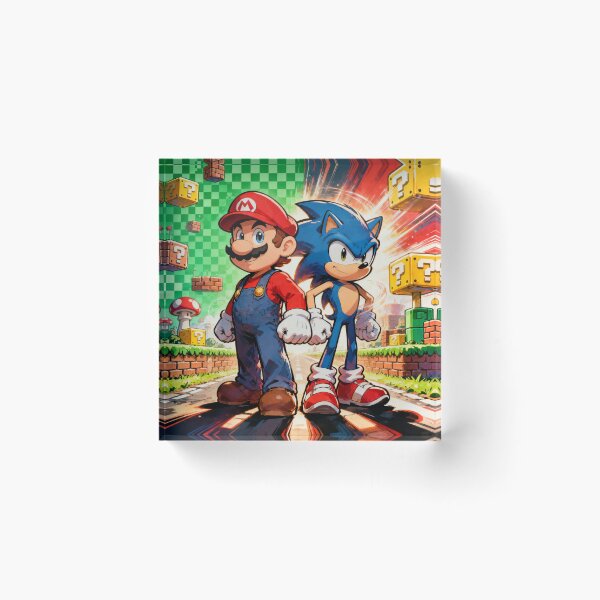 Item preview, Mario & Sonic Retro Universe | Nostalgic Gamer Design designed and sold by FernandsOficial.